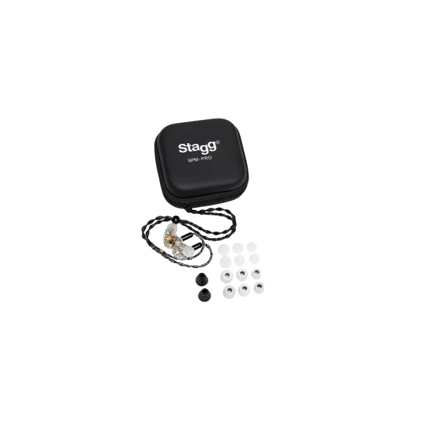 STAGG SPM-PRO TR Écouteurs Intra-Auriculaires Clear