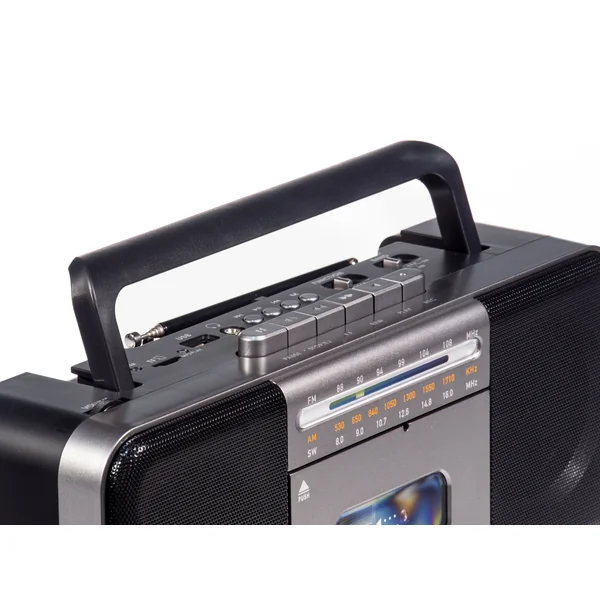 Studio 57 - Lecteur de cassettes avec FM & Bluetooth, Gris + Cassette