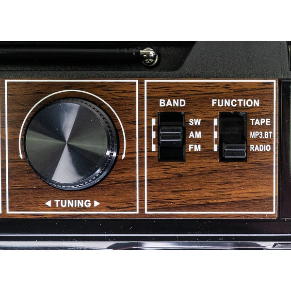 Studio 57 - Lecteur de cassettes avec FM & Bluetooth, Noir + Cassette