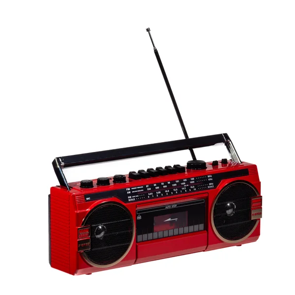 Studio 57 - Lecteur de cassettes avec FM & Bluetooth, Rouge + Cassette