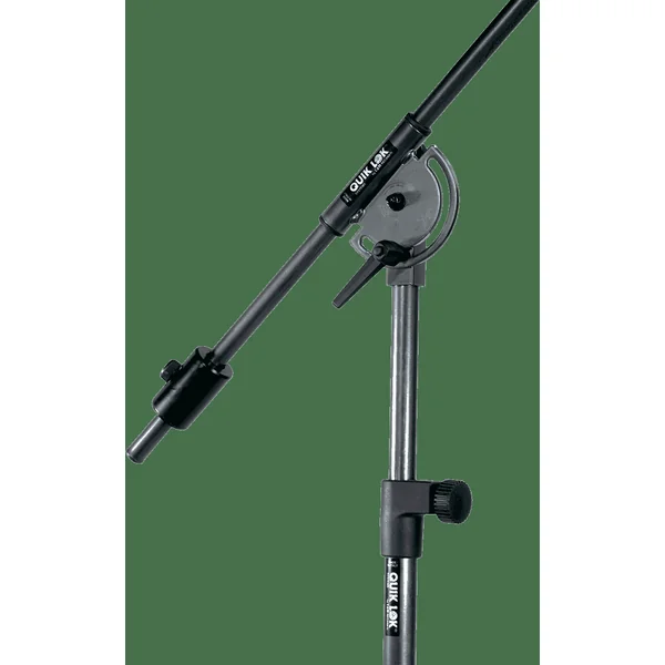 Studio microphone stand with casters