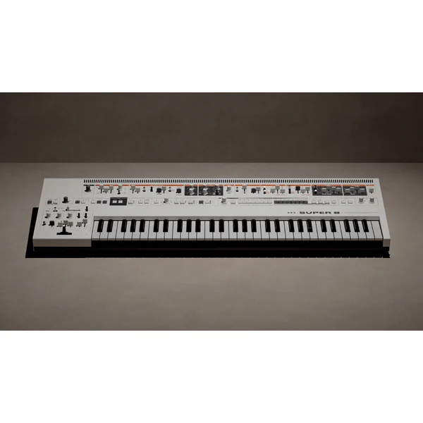 Super 8 Keyboard white