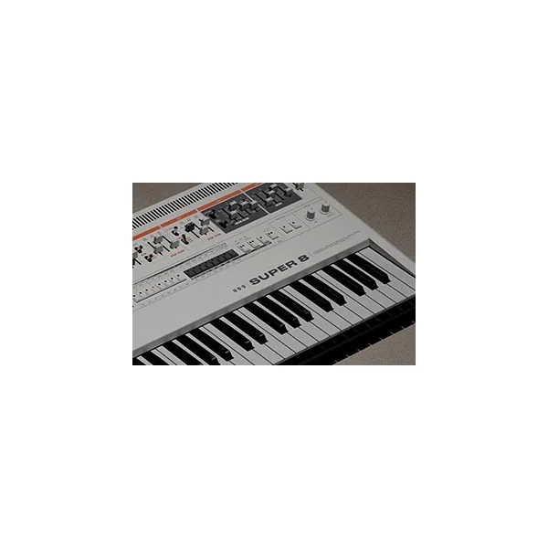 Super 8 Keyboard white