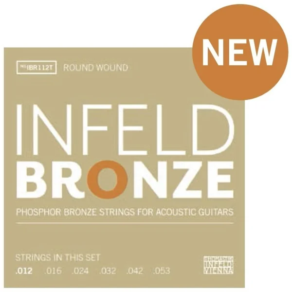 Thomastik-Infeld Strings for Acoustic Guitar Infeld Bronze - Set .012-.053 (IBR112T)