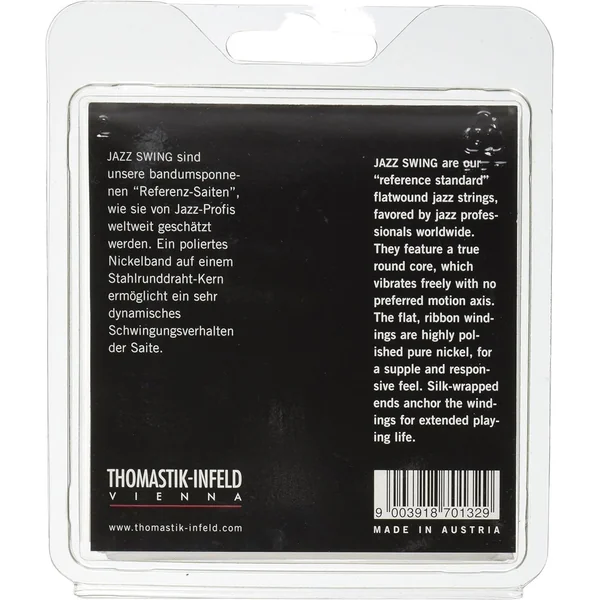 Thomastik-Infeld Strings for E-guitar Jazz Swing Series Nickel Flat Wound - Set 013 flatwound (JS113)
