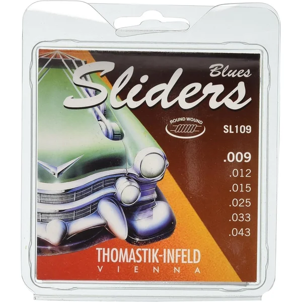 Thomastik-Infeld Strings for E-guitar Sliders Blues Series - Set 009 light (SL109)
