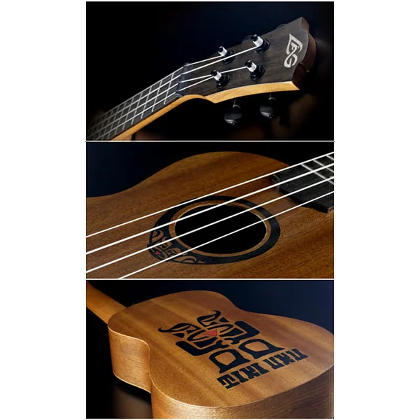 TKU10S Tiki Uke (Soprano) - natural open pore