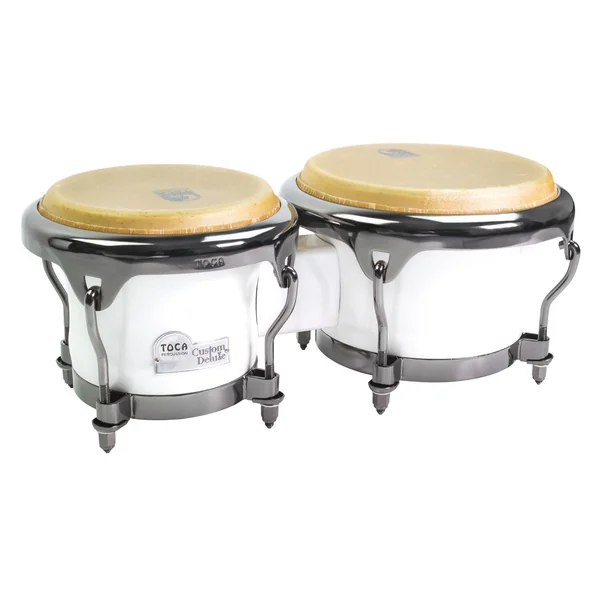 Toca Bongo Custom Deluxe Fiberglass Bongos - Margarita Blanca - Magarita Blanca (4600FMB)