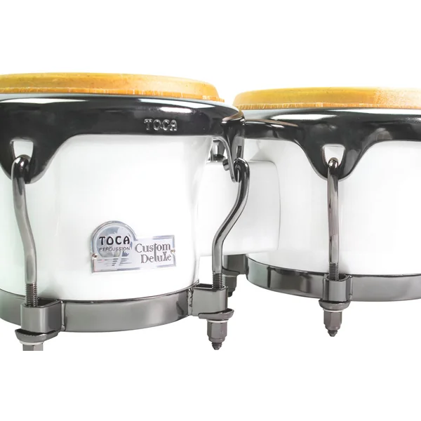 Toca Bongo Custom Deluxe Fiberglass Bongos - Margarita Blanca - Magarita Blanca (4600FMB)