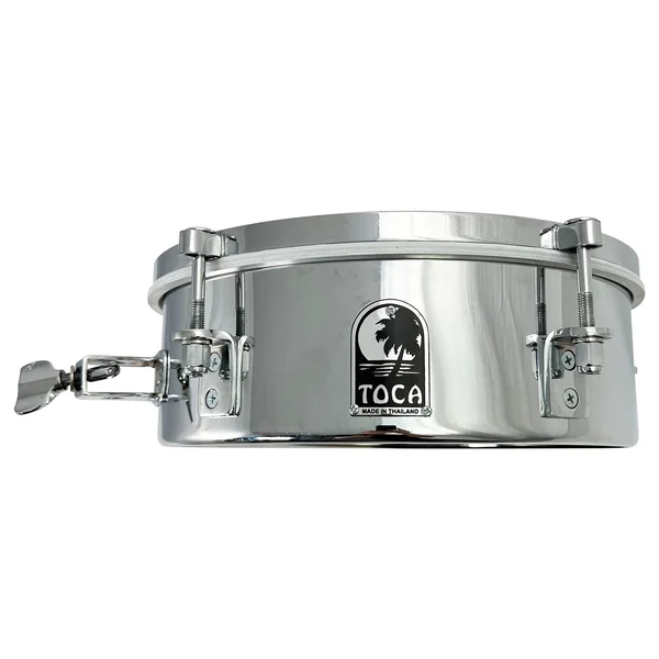 Toca Drumset Add-Ons Timbales - 12" x 4" Stainless Steel (T-412-SS)