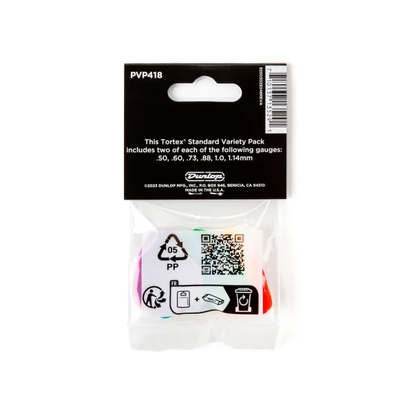 Tortex Pack Dunlop - Pack de 12 mediators Tortex