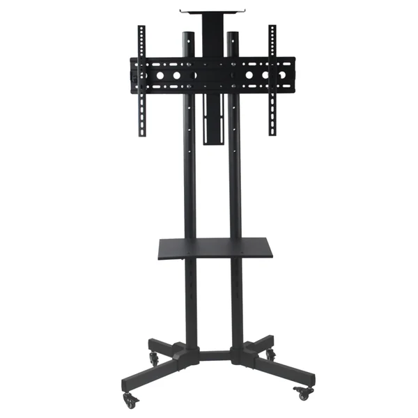TV Stand – Mobilt TV-gulvstativ til 32”-70” skærme med hylder og hjul