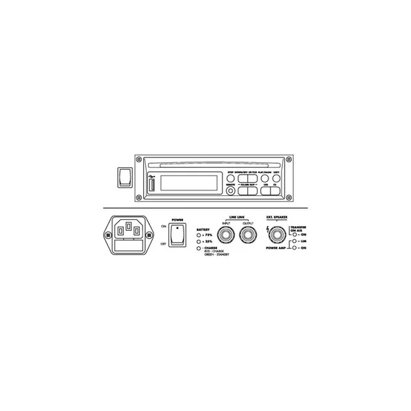 TXA-620 CD PACK Sonorisation portable autonome 50W