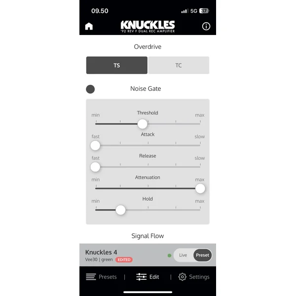 UAFX KNUCKLES '92 Rev F Dual Rec Amplifier