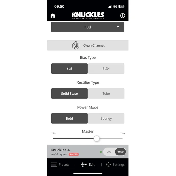 UAFX KNUCKLES '92 Rev F Dual Rec Amplifier