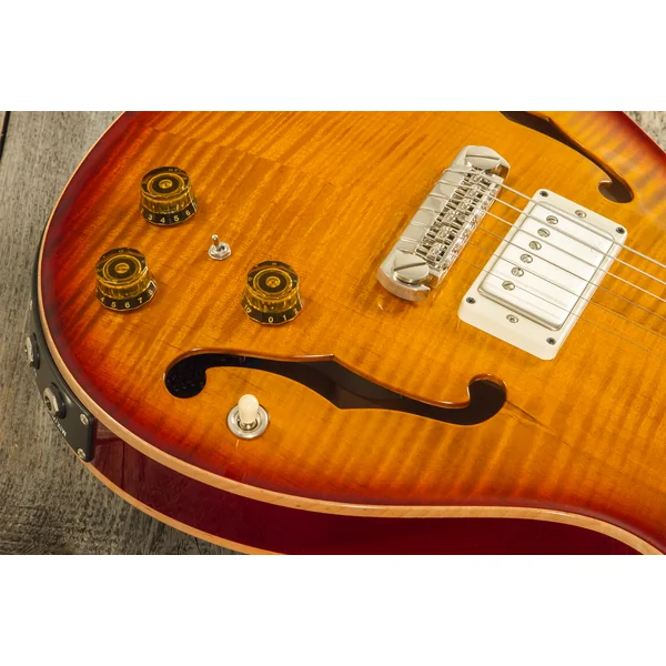 USA Hollowbody II Piezo #230365749 - dark cherry burst