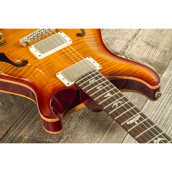 USA Hollowbody II Piezo #230365749 - dark cherry burst
