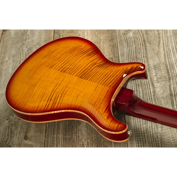 USA Hollowbody II Piezo #230365749 - dark cherry burst