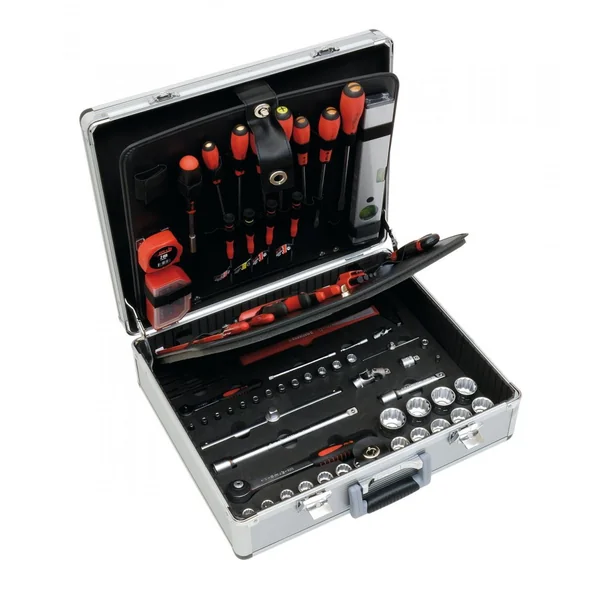 Valise Aluminium 125 Pièces – Coffret Complet d’Outils Professionnels - MOB