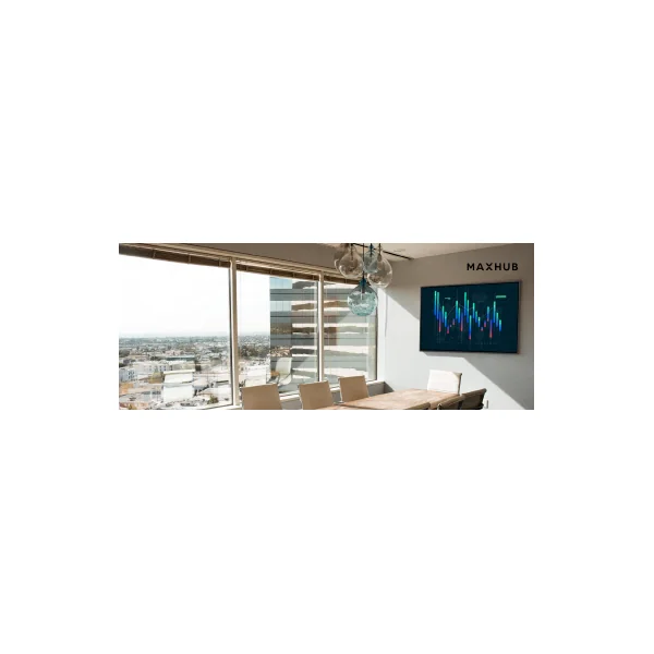 Visioconférence 2-8 Personnes : Écran 65", Barre Caméra Micro, et Dongle Sans Fil - Collaboration Simplifiée