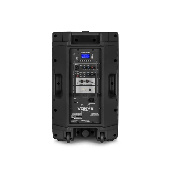 VSA500 BP VONYX - Enceinte autonome 12 pouces sur batterie 1 micro main + 1 serre tête et cravate