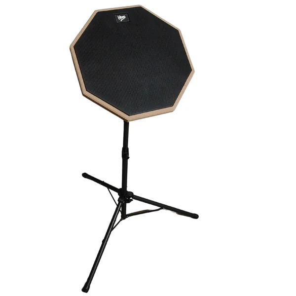V-TONE PDS1 BK Øvepad 12" – Practice Drum Pad Sæt med Stativ, Sticks og Taske
