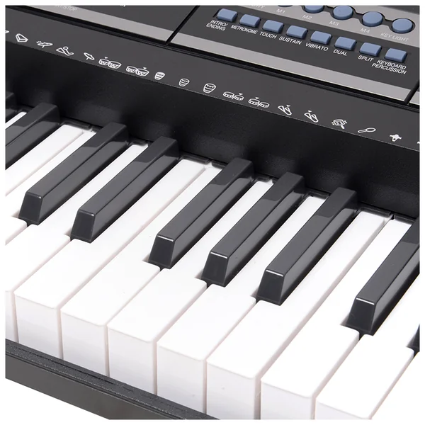 V-TONE VK-500 61L Keyboard – 61 Tangenter med LED Læringsfunktion til Børn og Begyndere