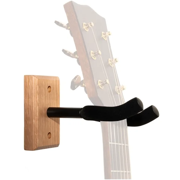 Wooden wall guitar stand